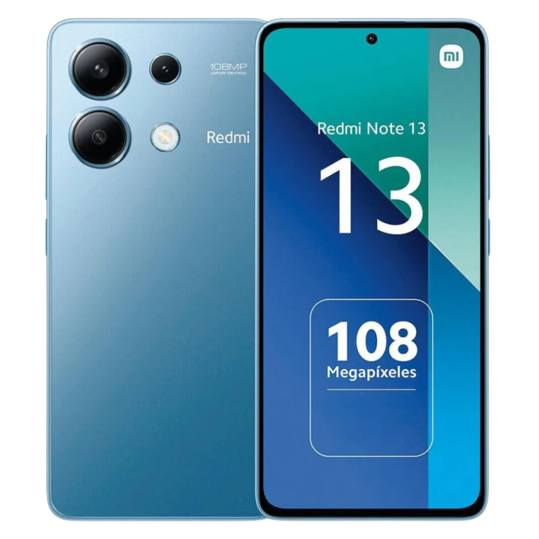 Redmi Note 13 Ice Blue 128GB 6GB RAM front view